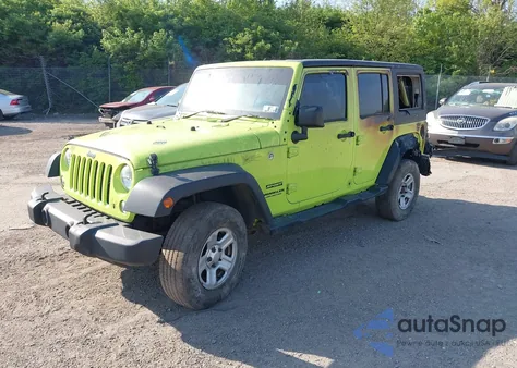 2016 Jeep Wrangler Unlimited Sport Rhd из США, поврежденный, VIN 1C4BJWKG8GL315740